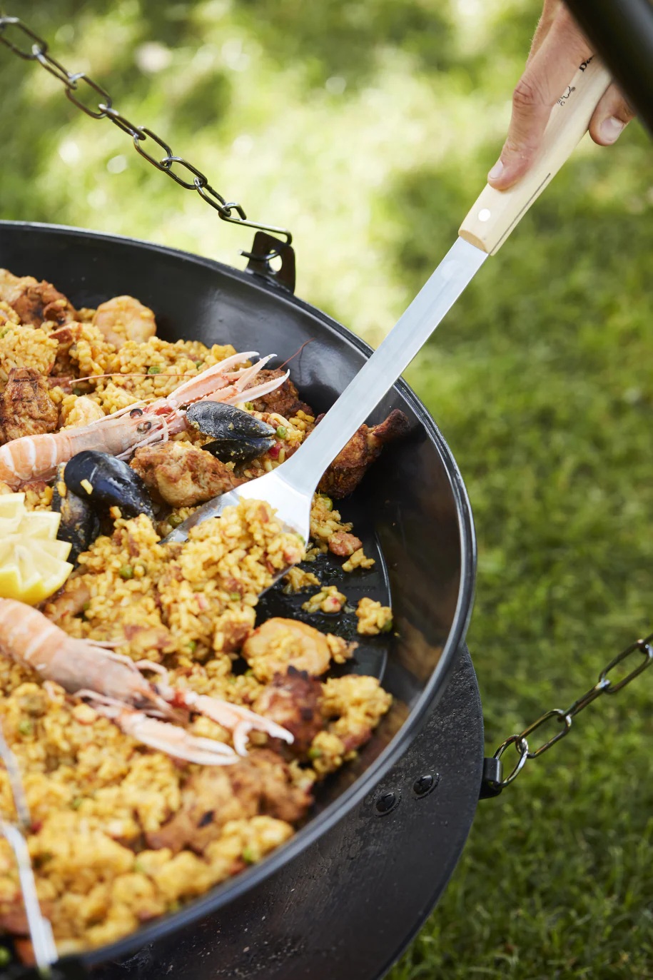 Griliaus įrankių rinkinys Barbecook 3 vnt., su medinėm rankenom - 2