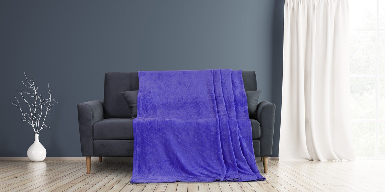 Pledas AmeliaHome Nessa, 70x150 cm, violetinė - 4