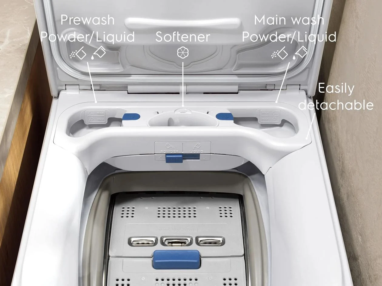Pakraunama iš viršaus skalbyklė ELECTROLUX EW6T826E, 6 kg - 3
