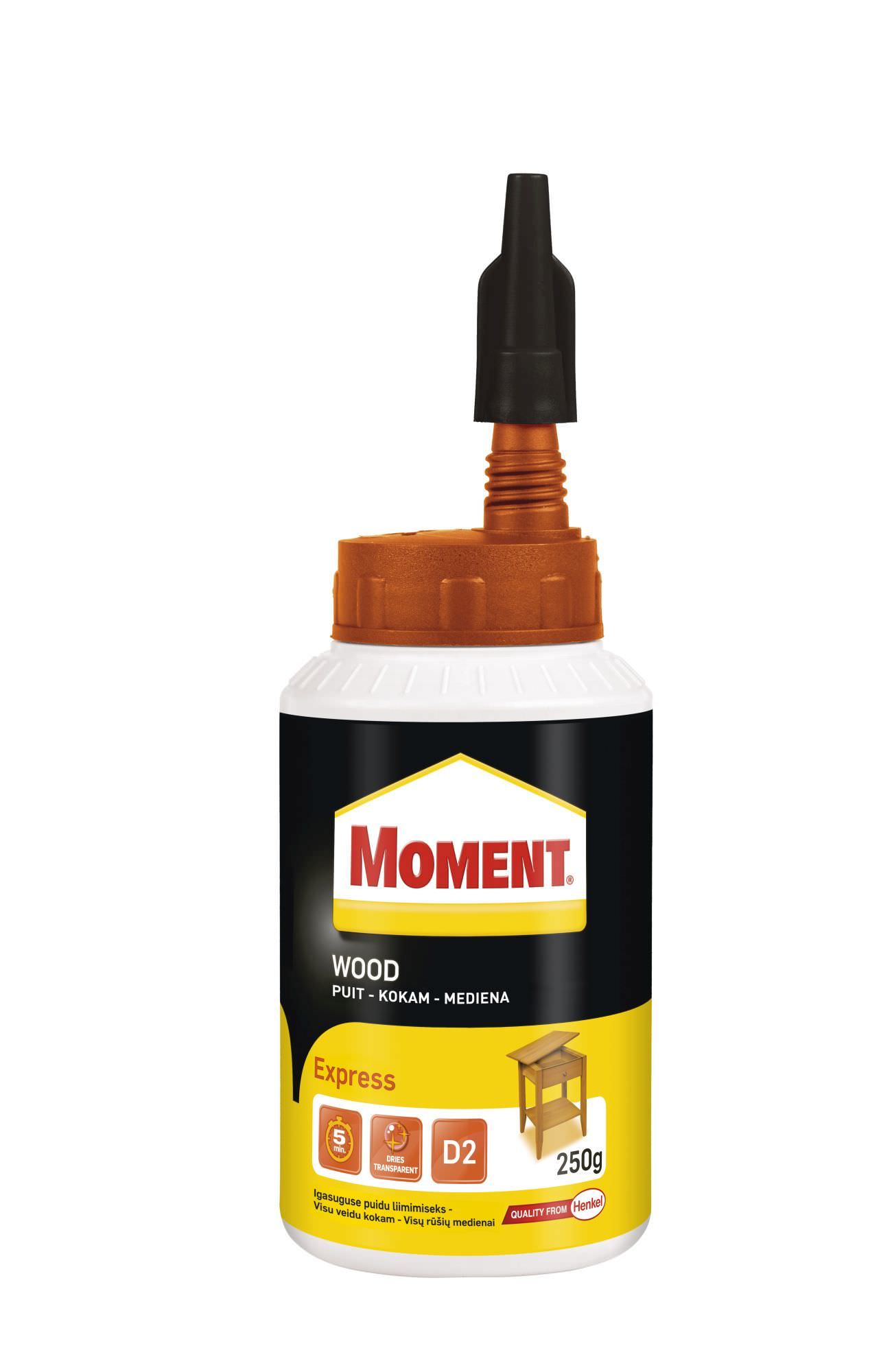 Medienos klijai MOMENT Wood Express, 250 ml-0