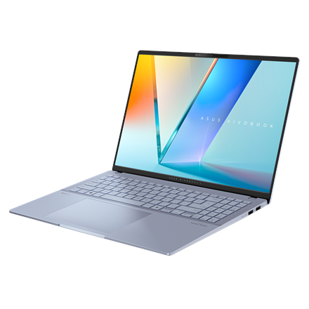 Nešiojamas kompiuteris Asus VivoBook S 16" OLED, u7-255H, 16GB RAM, 1TB, pilkas-1