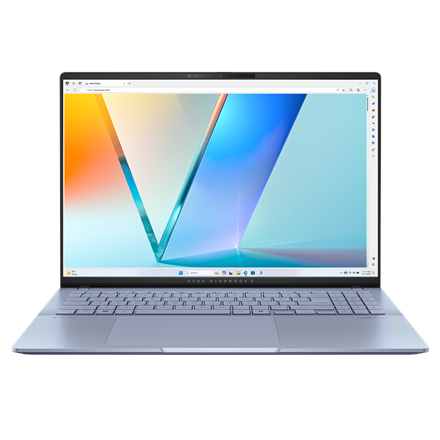 Nešiojamas kompiuteris Asus VivoBook S 16" OLED, u7-255H, 16GB RAM, 1TB, pilkas-0