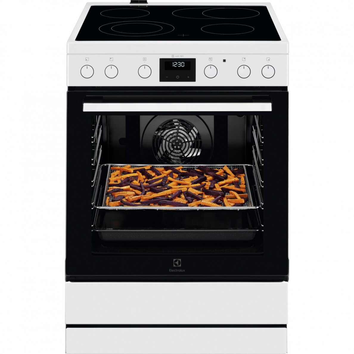 Elektrinė viryklė su elektrine orkaite ELECTROLUX LKR64022AW - 1