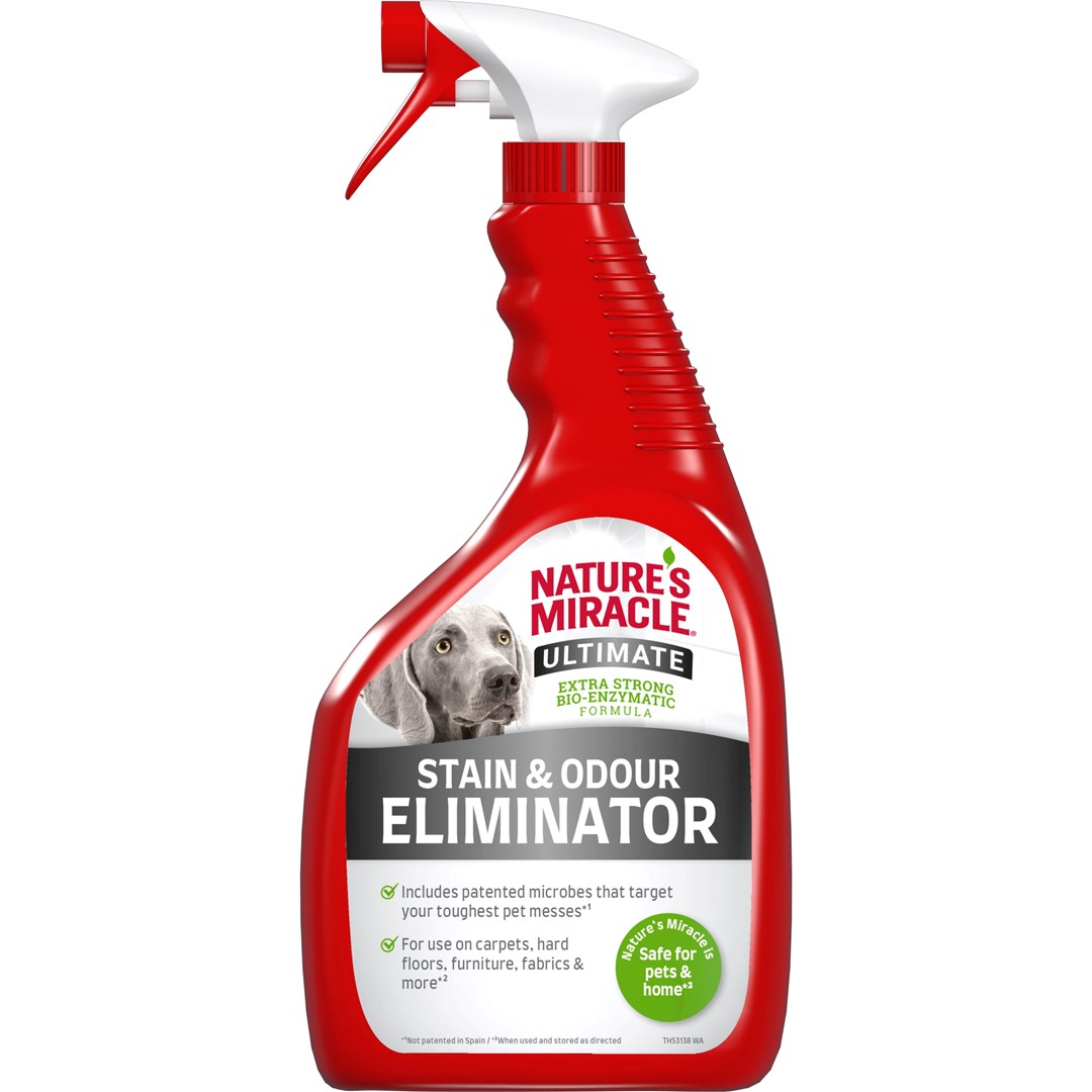 Priemonė įsisenėjusių šunų nešvarumams šalinti Nature's Miracle Ultimate Stain&Odour, 946 ml-0