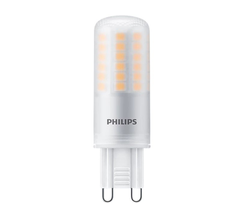 LED kapsulinė lemputė PHILIPS, G9, 4,8W (=60W), 2700K, 570 lm, šiltai baltos sp.