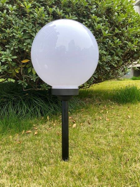 Įsmeigiamas LED lauko šviestuvas BURBULAS, įkraunamas saulės energija, 4 LED, ø30 cm - 4