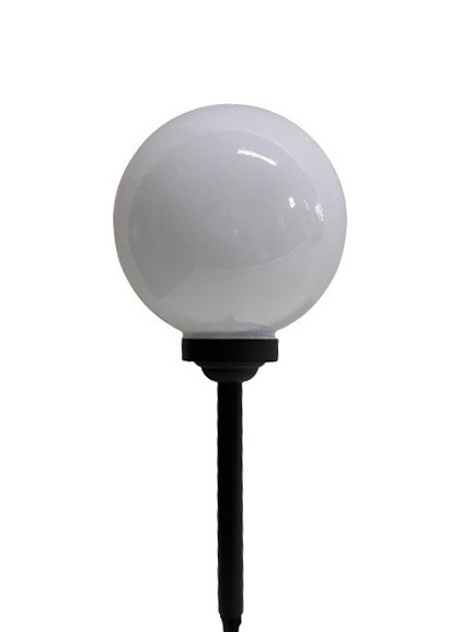 Įsmeigiamas LED lauko šviestuvas BURBULAS, įkraunamas saulės energija, 4 LED, ø30 cm-0