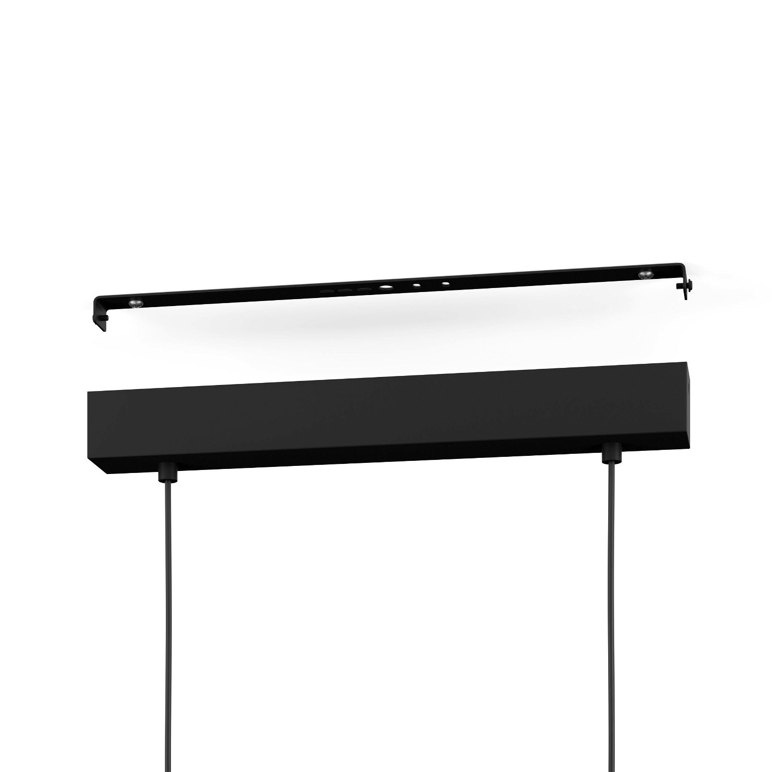 Pakabinamas šviestuvas EGLO Ipsden, 5 x E27, 40W, juodos/ medžio sp., 100,5 x 22 x 110 cm - 3
