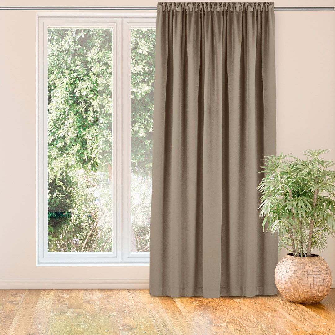 Naktinė užuolaida VILA  BEIGE PLEAT, 135x245 cm - 2