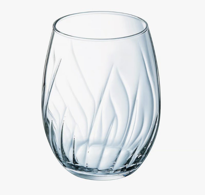 Stiklinės SWIRLY, aukštos, 360 ml, 4 vnt - 1