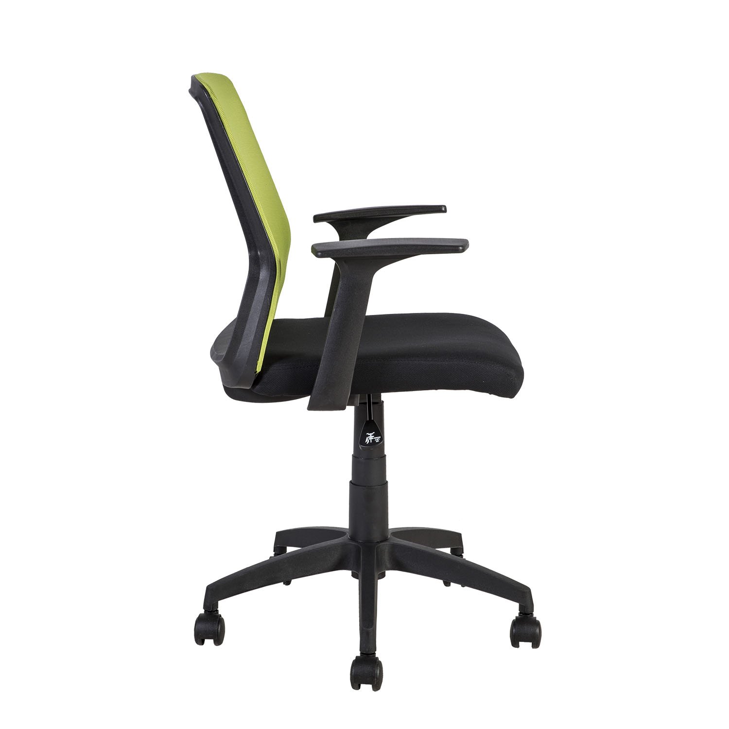 Biuro kėdė ALPHA, 60x55x87,5-95 cm, juoda/žalia - 2