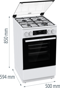 Dujinė viryklė GORENJE GK5C41WJ - 2