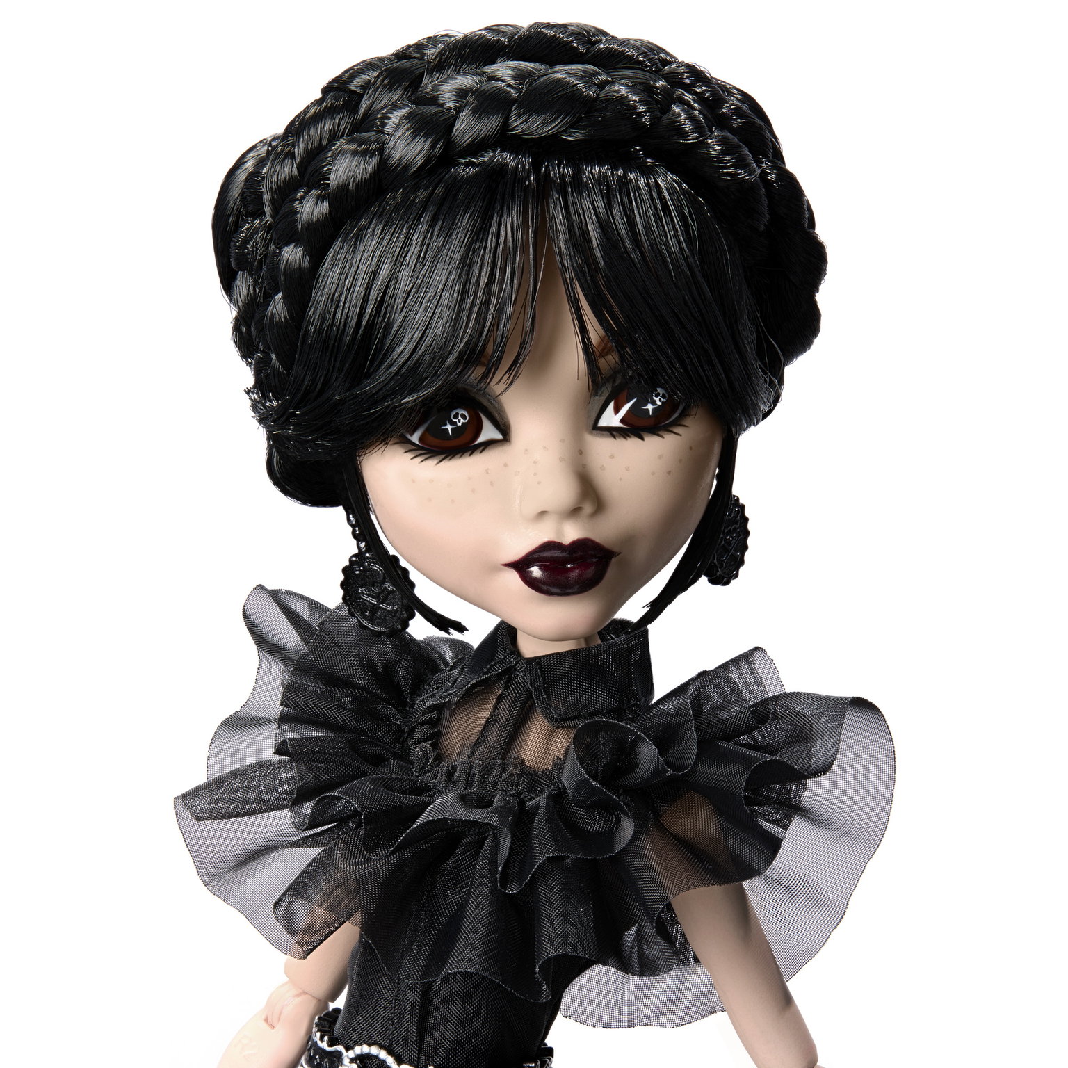 „Monster High X Wednesday“  lėlė Trečiadienė juoda suknele - 4