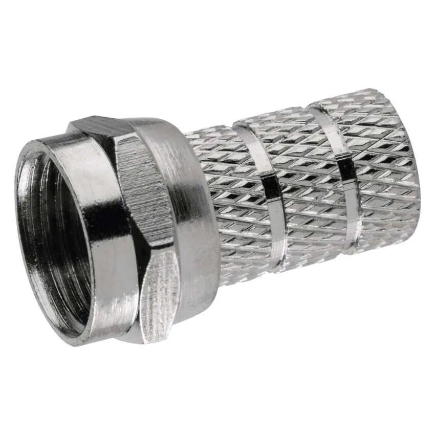 F tipo lizdinė jungtis bendraašiam kabeliui, 4,0/4,9 mm, 3C2V 10 vnt.-0