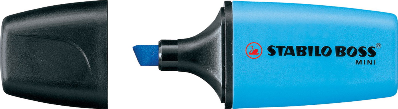 Teksto žymeklis BOSS MINI blue-1