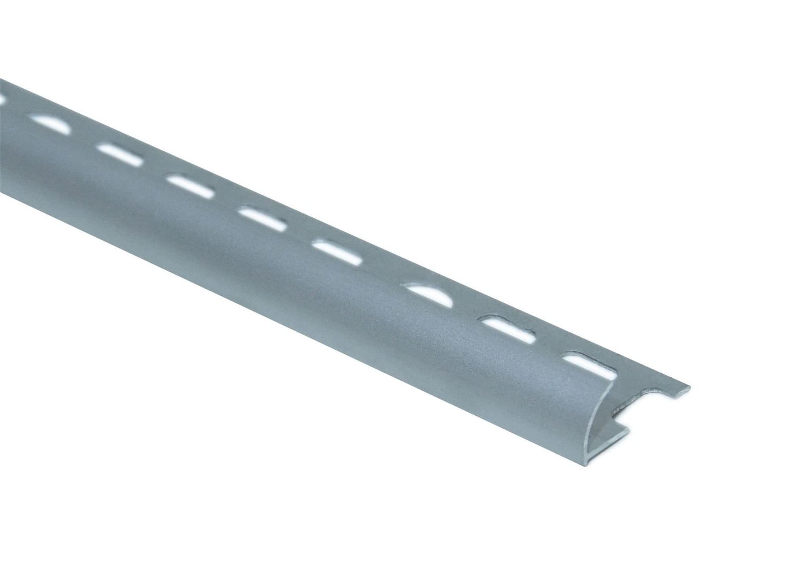 Aliumininis plytelių profilis Z2A A2, išorinis, poliruotas, 10 mm x 2,5 m