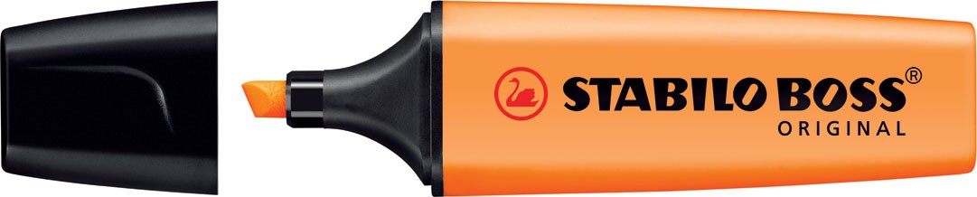 Teksto žymeklis BOSS, oranžinis-1