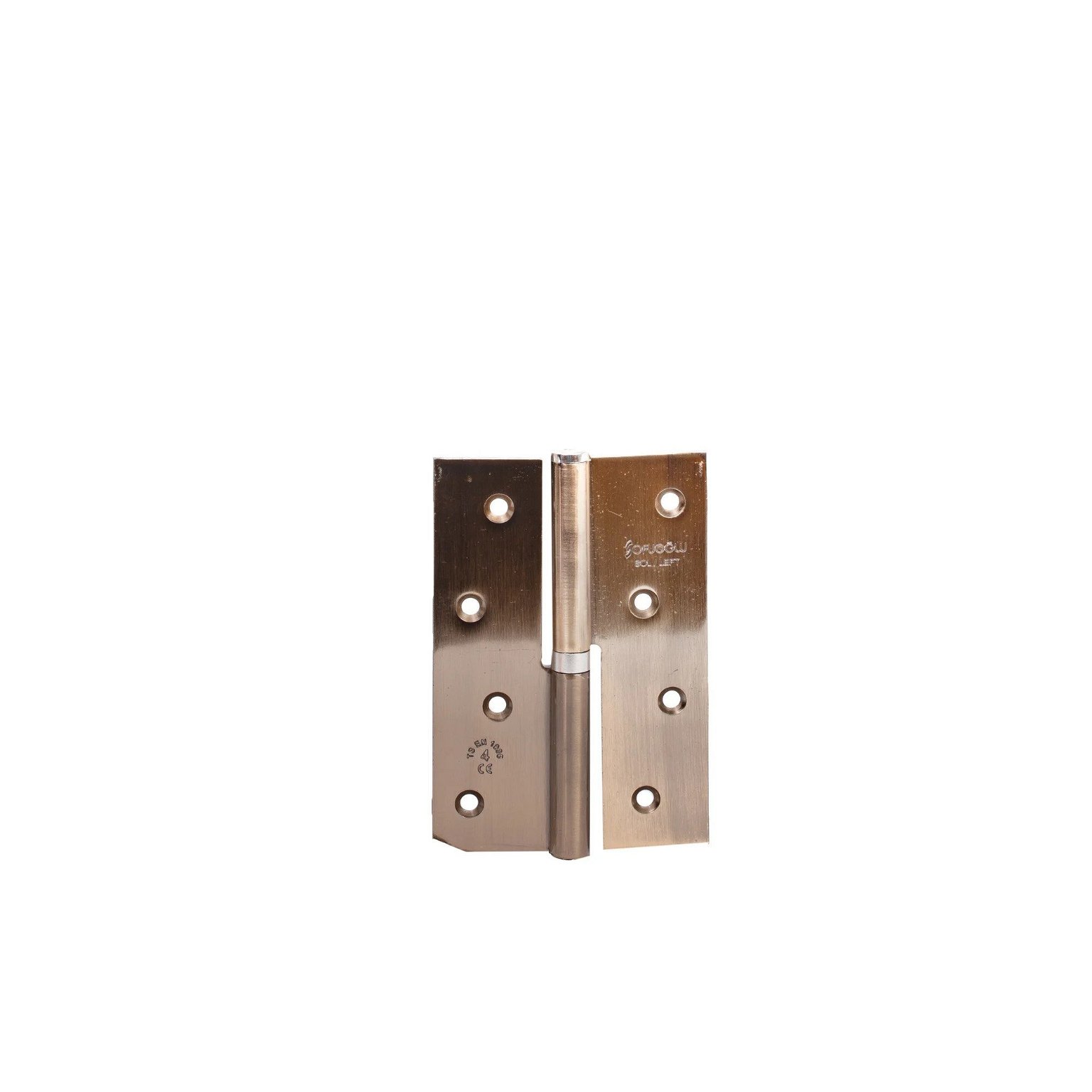 Durų lankstas 184, 120 x 82 x 2,5 mm, dešininis, durims be užlaidos, bronzinės sp.