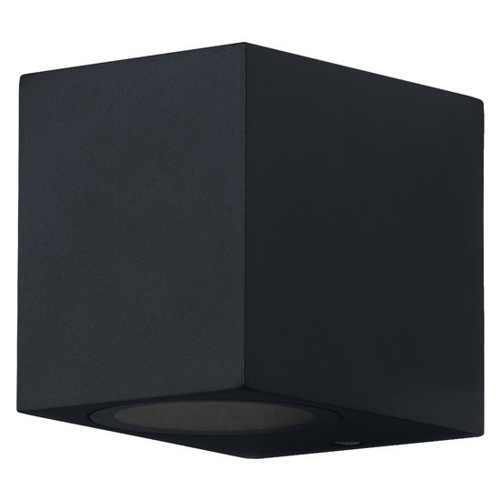 Sieninis lauko šviestuvas OSRAM Endura Square, IP44, GU10, max 35W, juodos sp., h9,2 cm - 1