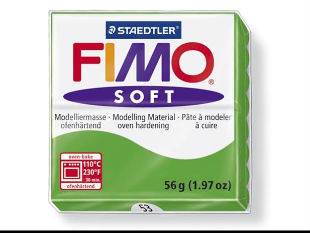 Modelinas FIMO soft , 57 g., tropinės žalios sp.