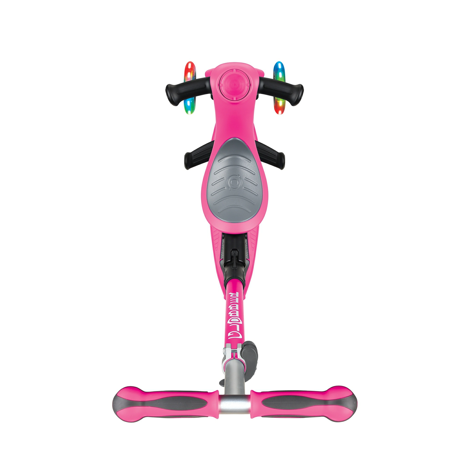 Paspirtukas GLOBBER Go Up Deluxe Lights, rožinės spalvos-1