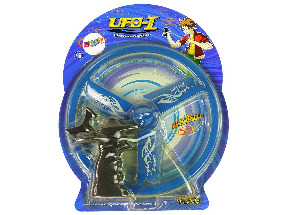Skraidantis UFO diskas, mėlynas - 7