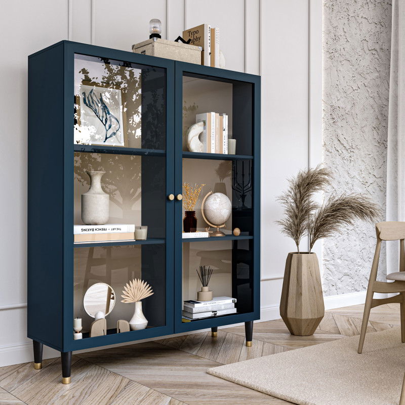Vitrina Includo 120, tamsiai mėlyna - 3