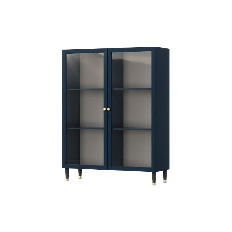 Vitrina Includo 120, tamsiai mėlyna-0