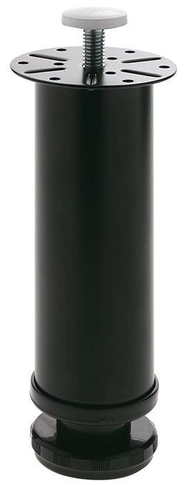 Baldų kojelė, 150 x 50 x 1,2 mm, juodos sp.