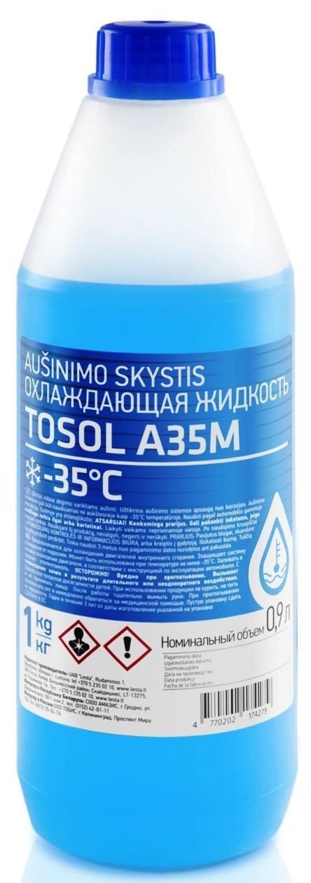 Aušinimo skystis LESTA Tosol-A35M, mėlynos sp., 1 kg