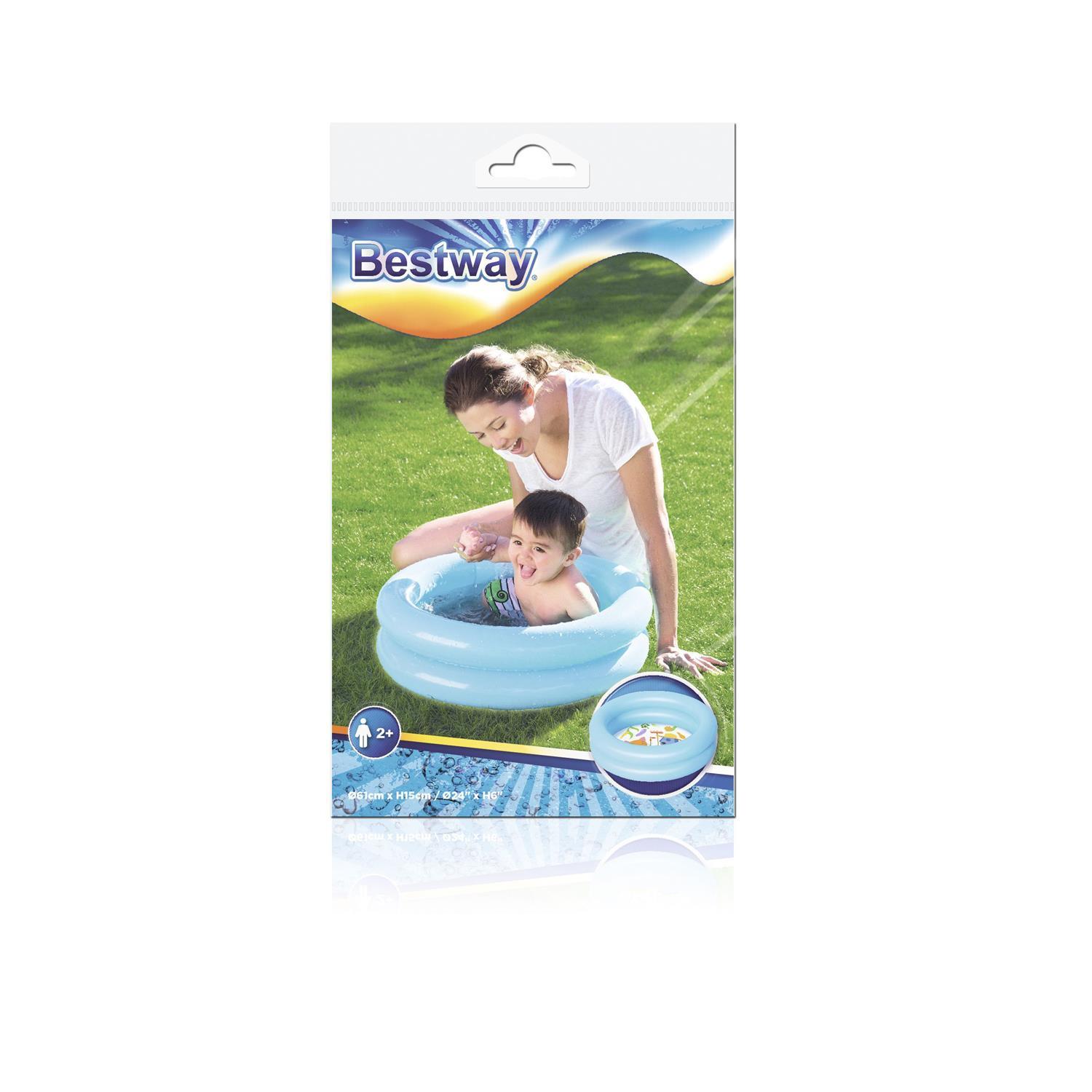 Pripučiamas vaikiškas baseinas BESTWAY, 61 x 15 cm. - 3