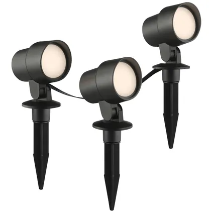 Įsmeigiamas išmanus LED lauko šviestuvas BRILLIANT KAMARA IP44 8,5W CCT 3000-6500K 660lm-1