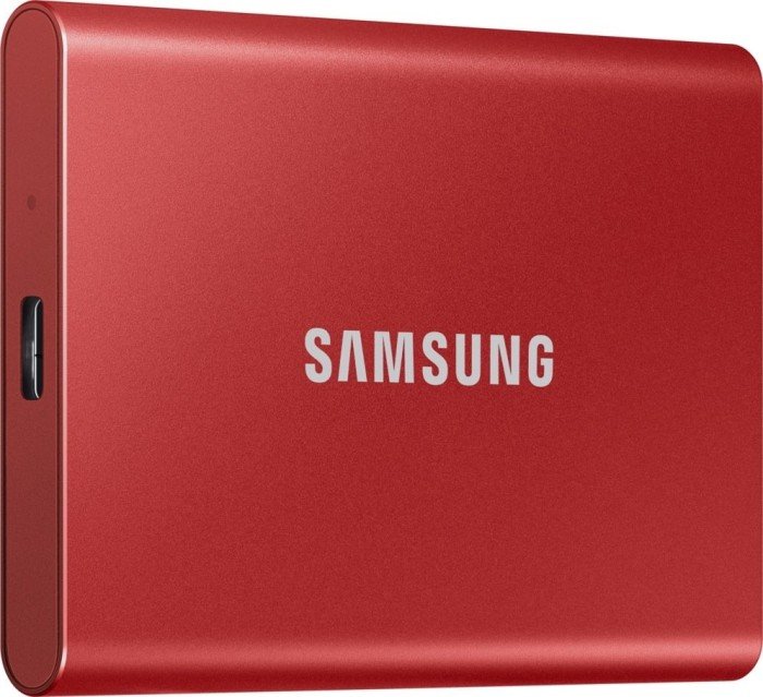Kietasis diskas Samsung T7, SSD, 500 GB, raudona - 3
