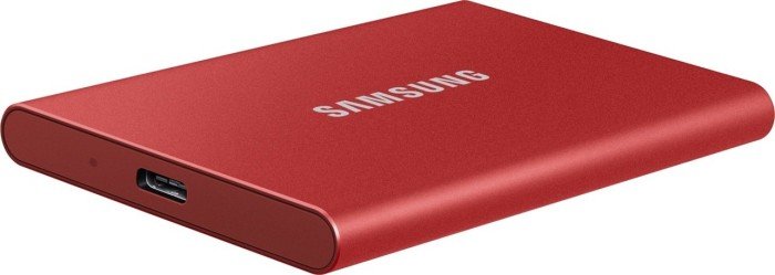 Kietasis diskas Samsung T7, SSD, 500 GB, raudona - 6