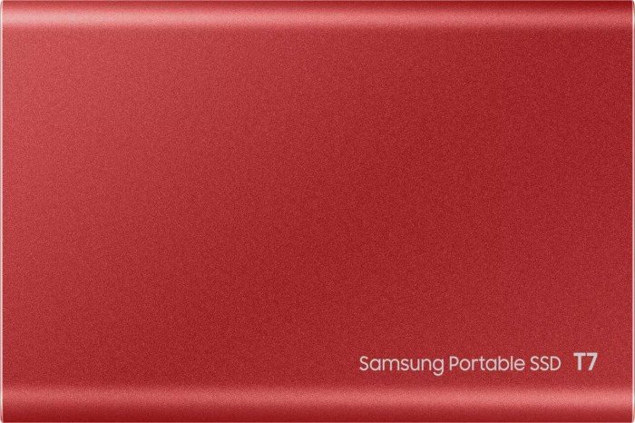Kietasis diskas Samsung T7, SSD, 500 GB, raudona - 2