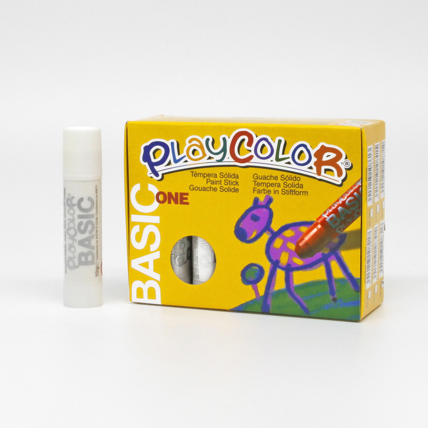 Pieštukinis guašas PLAYCOLOR Basic one baltas-0