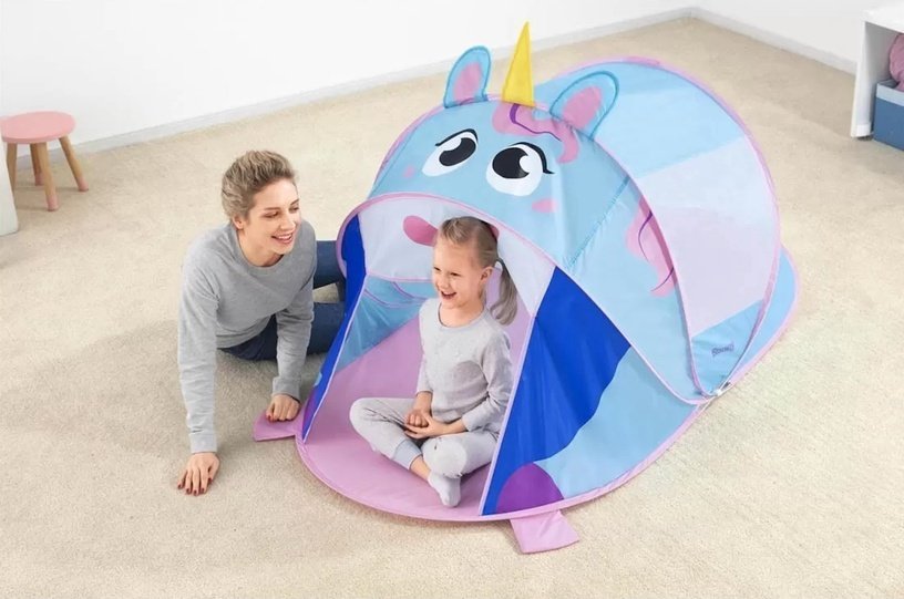 Vaikiška palapinė Bestway AdventureChasers Unicorn Play Tent 72" x 38" x 32"/1.82m x 96cm x 81cm - 2