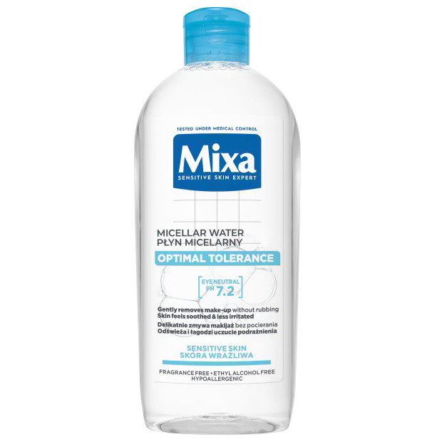 Micelinis vanduo MIXA Optimal Tolerance, 400ml