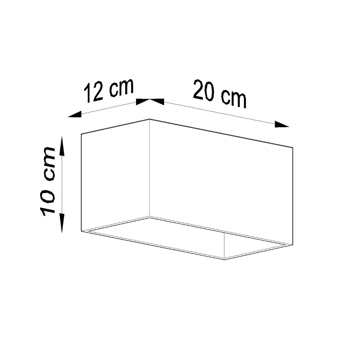 Sieninis šviestuvas SOLLUX QUAD MAXI, 40 W, baltas - 5