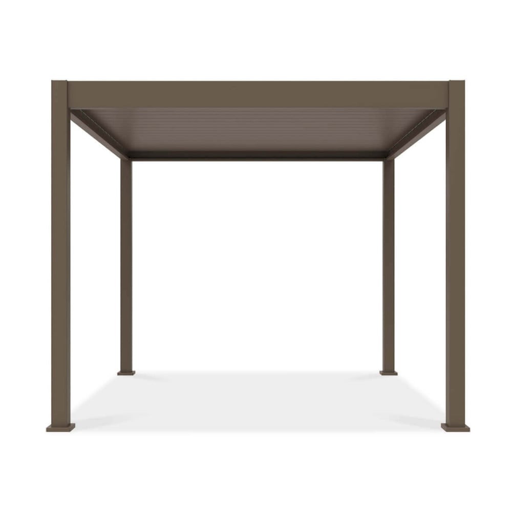 Pavėsinė Pergola ELEGANCE 300x300x256 cm, Taupe - 6