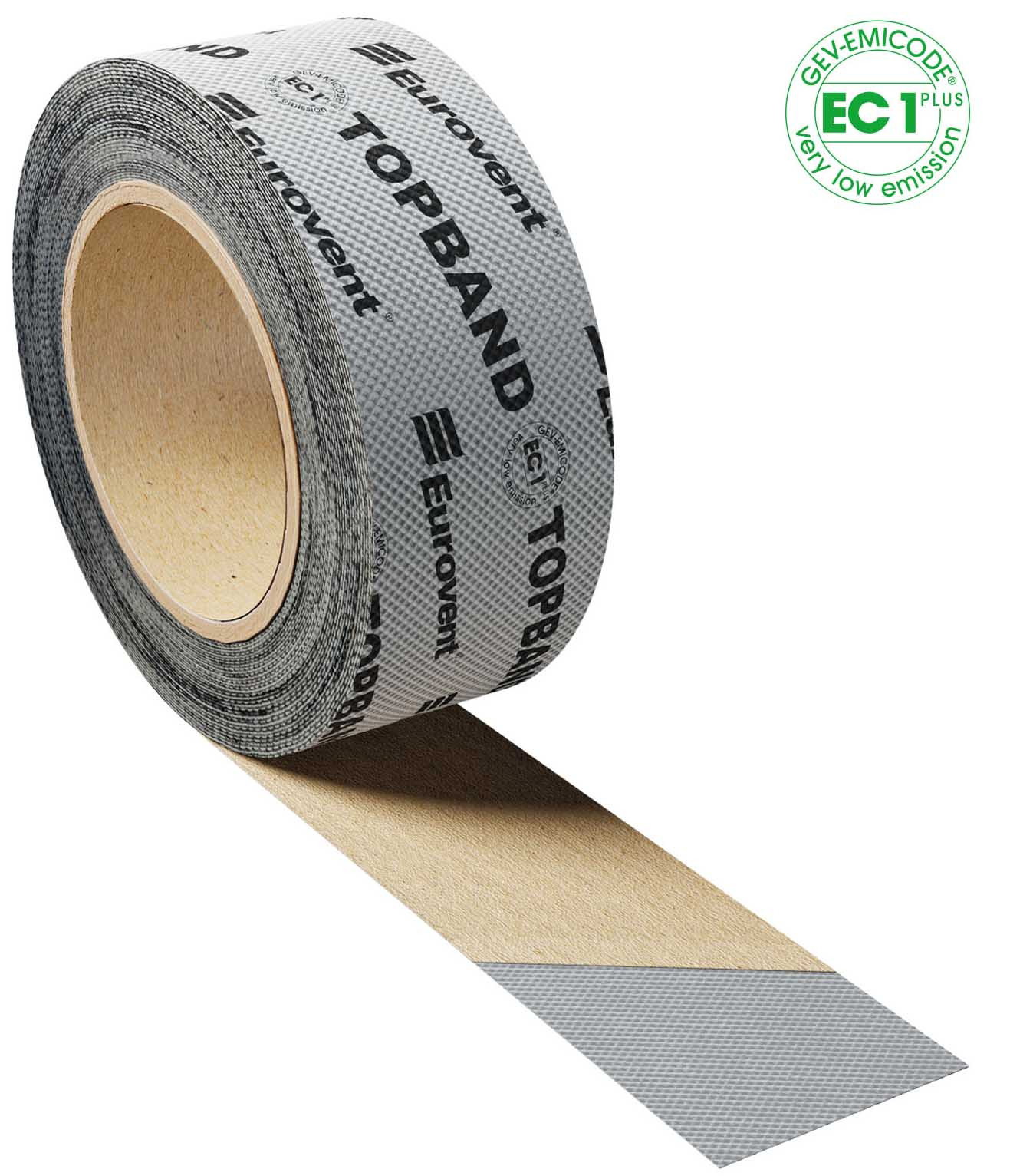 Vienpusė sandarinimo juosta EUROVENT TOPBAND, 50 mm x 25 m-0
