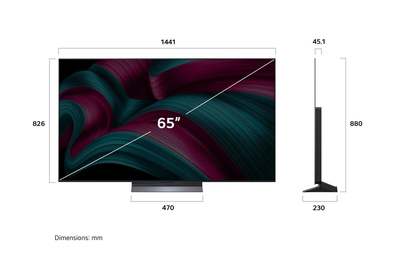 Televizorius LG OLED65C51LA, 65 ", 4K OLED - 5