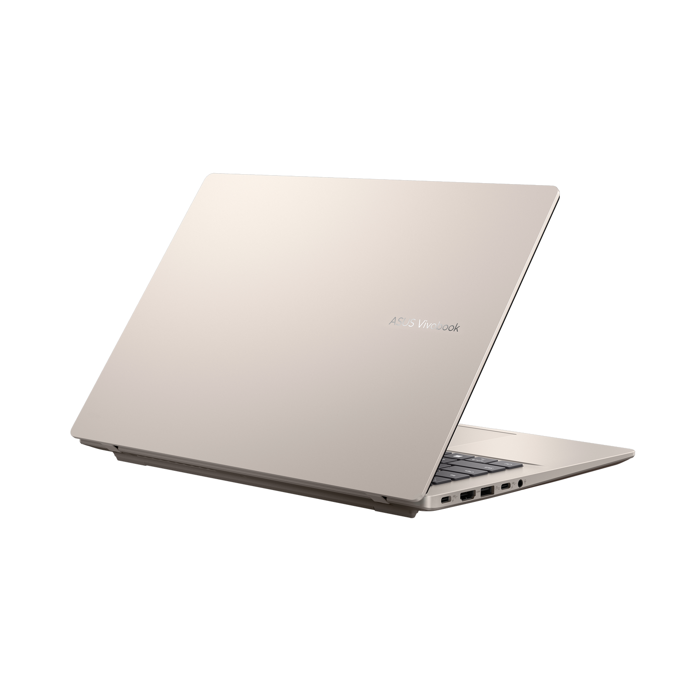 Nešiojamas kompiuteris Asus VivoBook 14 90NB1602-M005R0, Snapdragon X X1 26 100, 16 GB, 512 GB, 14 ", Qualcomm® Adreno™ GPU, aukso, anglų (us) - 3