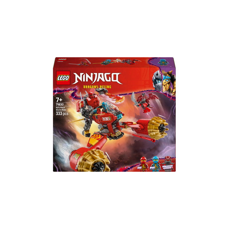 Konstruktorius LEGO® Ninjago Kai's Mech Storm Rider, 71830 - 1