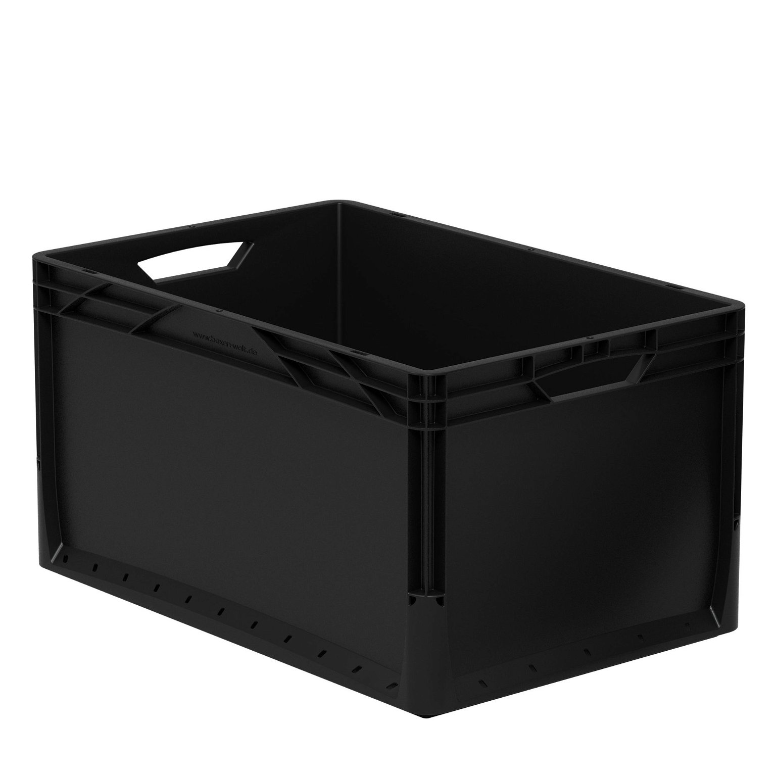 Daiktų laikymo dėžė Eurobox system 60x40xh32 cm, juoda, 62 l