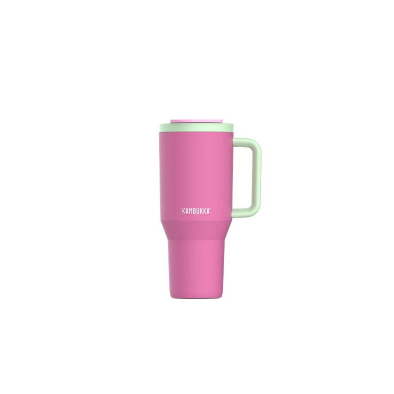 Termo puodelis su šiaudeliu KAMBUKKA RIO, rožinės sp., 950 ml-1