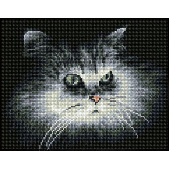 Deimantinė mozaika SHADOW CAT 25x32 cm