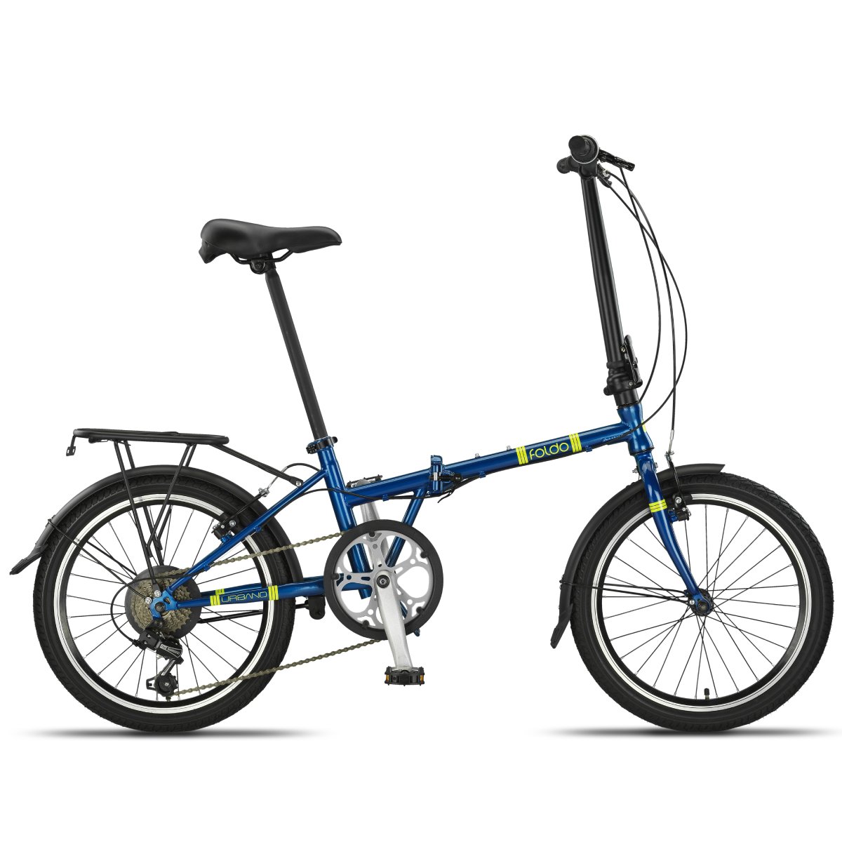 Sulankstomas dviratis Foldo Urbano Ultra 20 (URB.2005), mėlynas