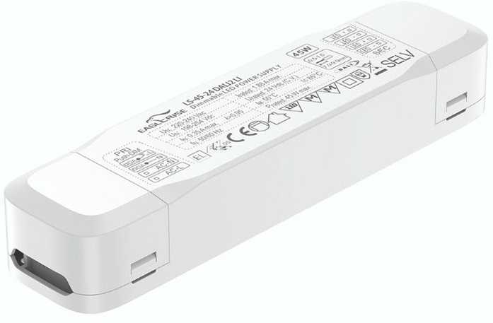 LED transformatorius EUROLIGHT dimeriuojamas IP20 45W  įėjimas AC 176-264V išėjimas DC 24V-1