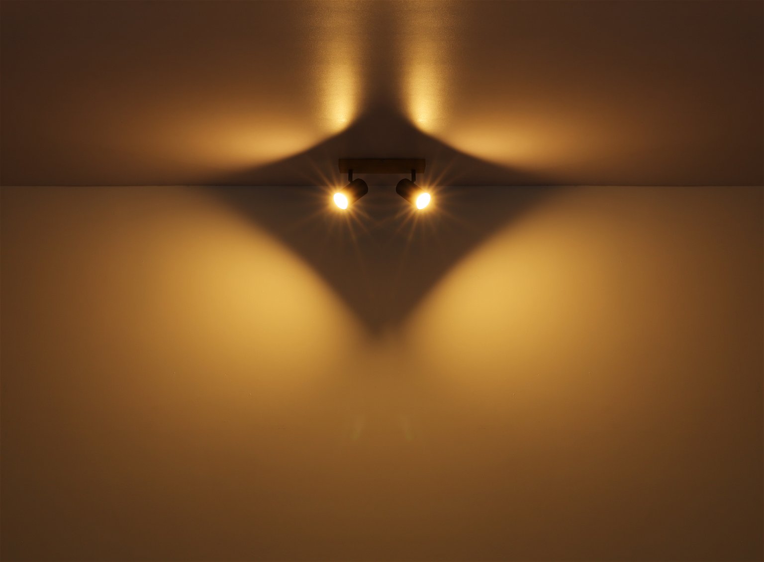 Taškinis šviestuvas GLOBO Robby, 2 x GU10, 35W, medžio/ juodos sp., 6 x 12 x 26 cm - 4